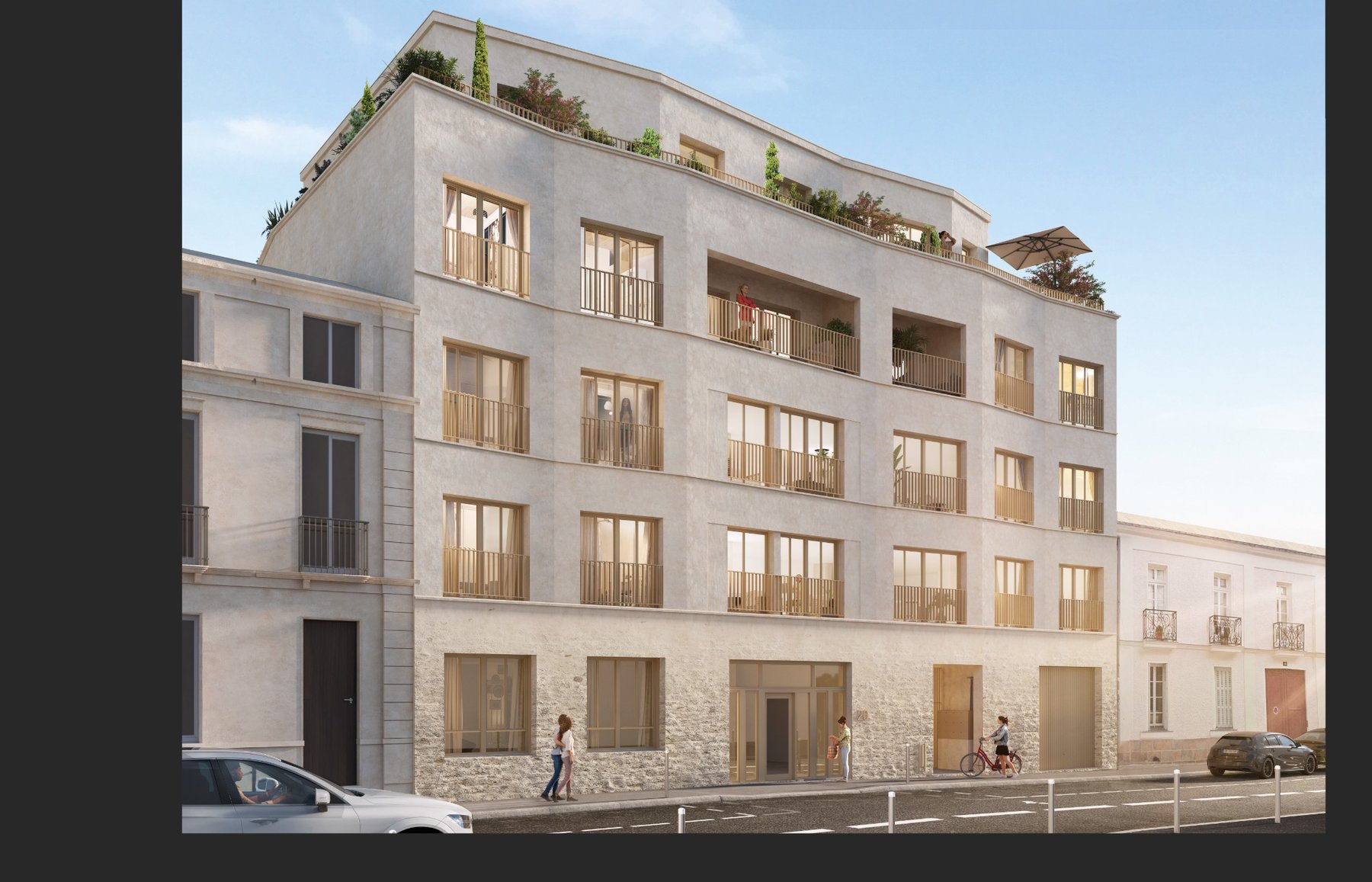 L’Attique Canopée – façade